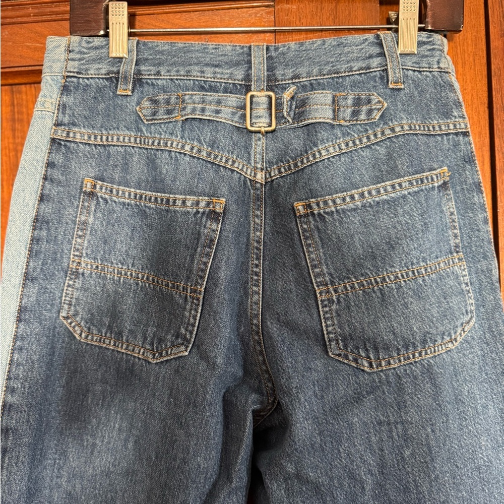 Closed Wide-Leg Cropped Jeans in Mid Blue - Picture 8 of 13
